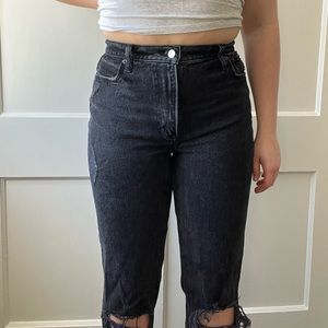 Abercrombie Curve Love High Rise Black Jeans